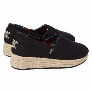 bobs wedge canvas shoe